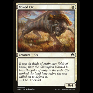 MTG Buey sometido (Yoked Ox) Magic Origins