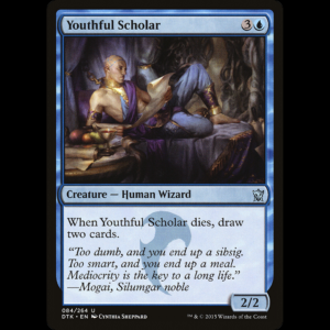 MTG Erudito joven (Youthful Scholar) Dragons of Tarkir