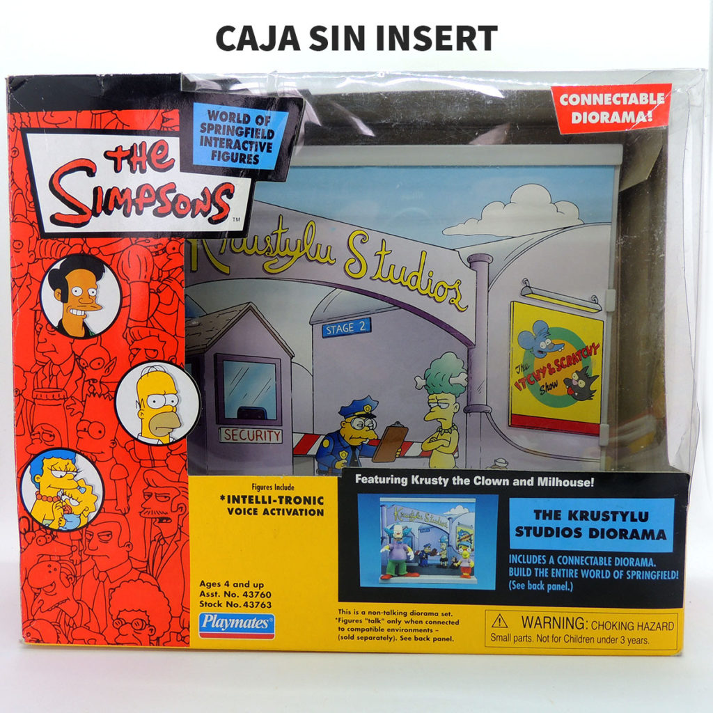 Simpsons Playset Studios MiIlhouse Krusty Playmates Madtoyz