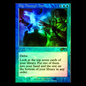 MTG Dig Through Time Love Your LGS 2021 - PROMO - FOIL