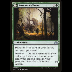 MTG Autumnal Gloom // Ancient of the Equinox Shadows over Innistrad