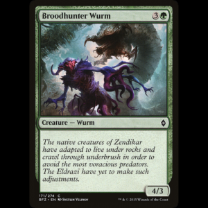 MTG Vorme Caçador da Prole (Broodhunter Wurm) Battle for Zendikar