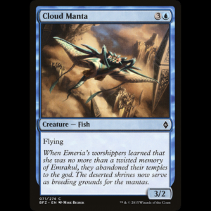 MTG Manta de las nubes (Cloud Manta) Battle for Zendikar