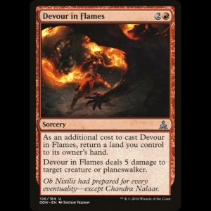 MTG Devour in Flames Oath of the Gatewatch