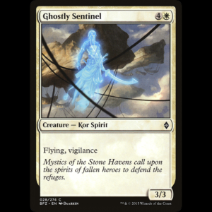 MTG Ghostly Sentinel Battle for Zendikar