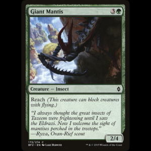MTG Giant Mantis Battle for Zendikar