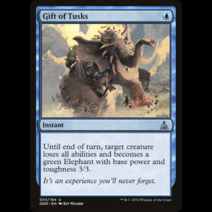MTG Gift of Tusks Oath of the Gatewatch