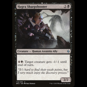 MTG Atiradora de Elite de Hagra (Hagra Sharpshooter) Battle for Zendikar bfz#113