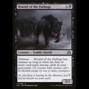 MTG Hound of the Farbogs Shadows over Innistrad