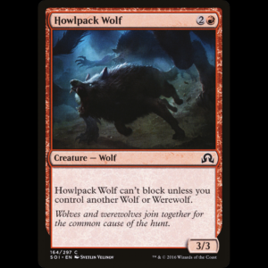 MTG Howlpack Wolf Shadows over Innistrad