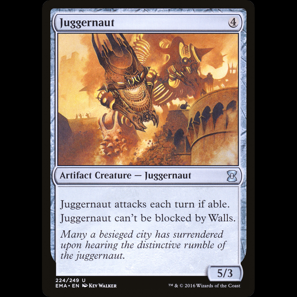 Mtg Juggernaut Eternal Masters Madtoyz