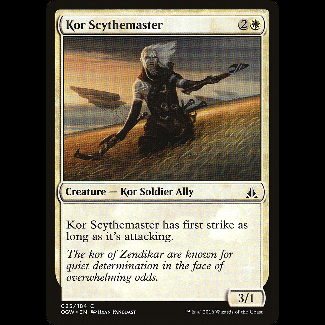 MTG Kor Scythemaster Oath of the Gatewatch - Madtoyz