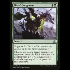 MTG Nissa's Judgment Oath of the Gatewatch