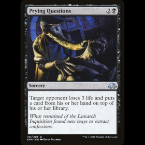 MTG Prying Questions Eldritch Moon