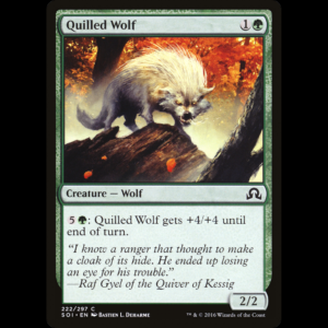 MTG Quilled Wolf Shadows over Innistrad