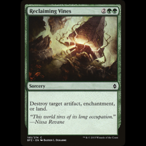 MTG Reclaiming Vines Battle for Zendikar bfz#185