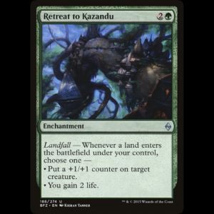 MTG Retreat to Kazandu Battle for Zendikar