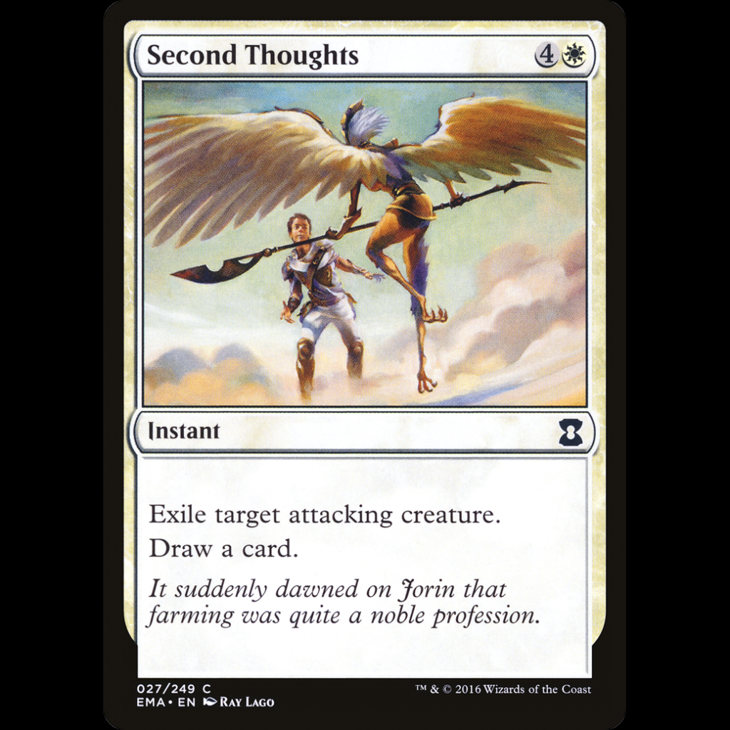 Mtg Second Thoughts Eternal Masters Madtoyz