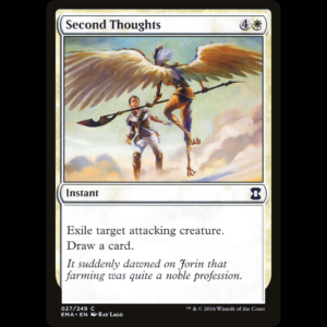 MTG Second Thoughts Eternal Masters