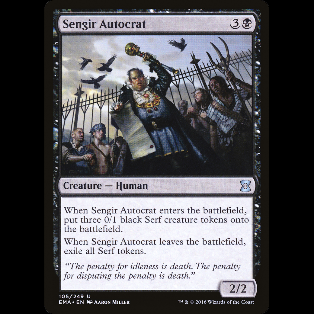 Mtg Sengir Autocrat Eternal Masters Madtoyz