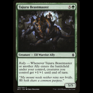 MTG Tajuru Beastmaster Battle for Zendikar