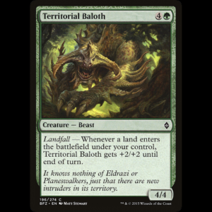 MTG Territorial Baloth Battle for Zendikar