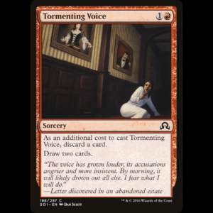 MTG Tormenting Voice Shadows over Innistrad