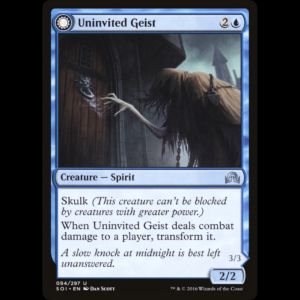 MTG Uninvited Geist // Unimpeded Trespasser Shadows over Innistrad
