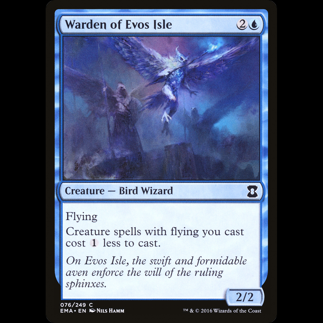 Mtg Warden Of Evos Isle Eternal Masters Madtoyz