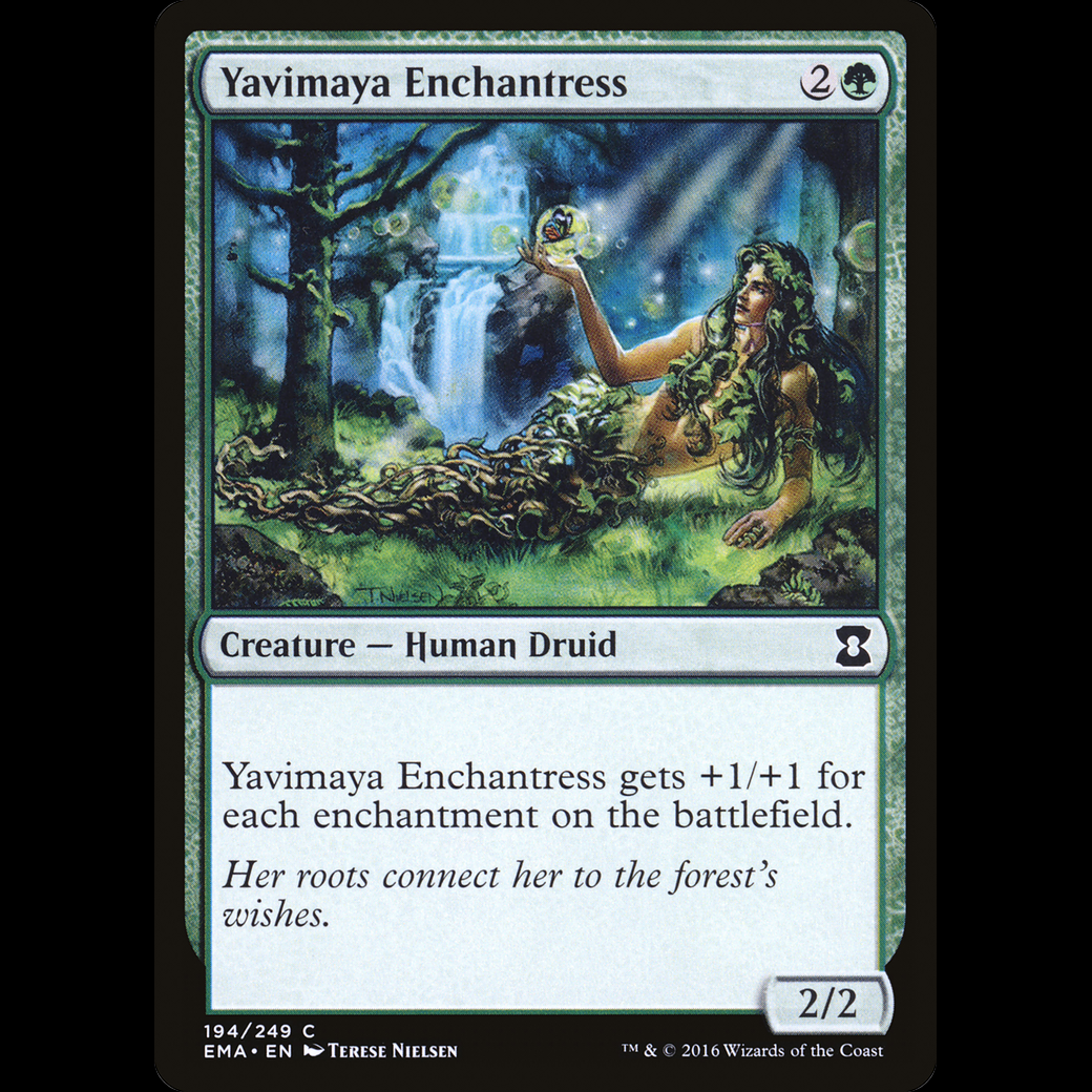 MTG Yavimaya Enchantress Eternal Masters - Madtoyz