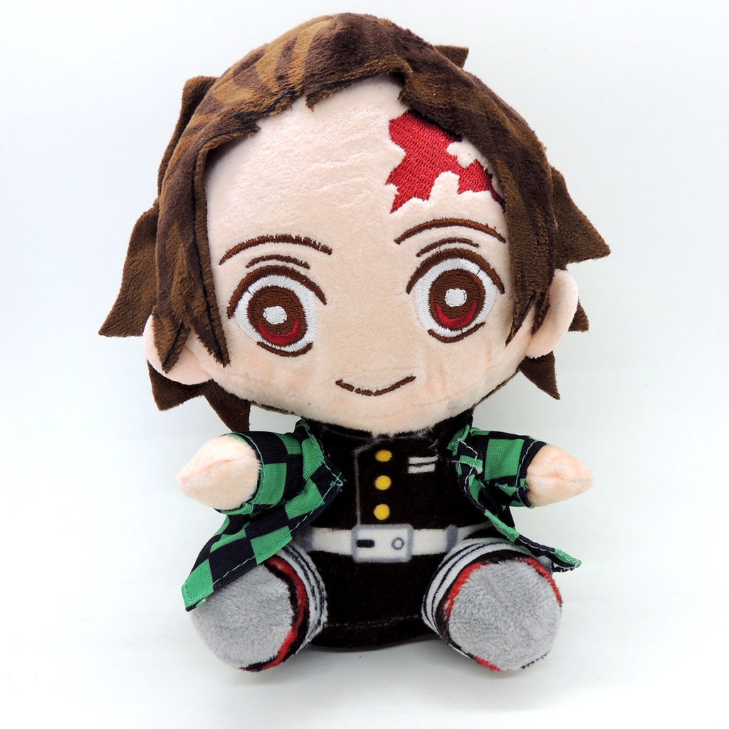 Zhongkaihua Anime Kamado Tanjiro Kissen, Plüschkissen, Kamado Nezuko, 3D-Druck, weich, bequem, gefüllt, PP-Baumwolle, Nickerchenkissen, Heimdekoration, 45 cm