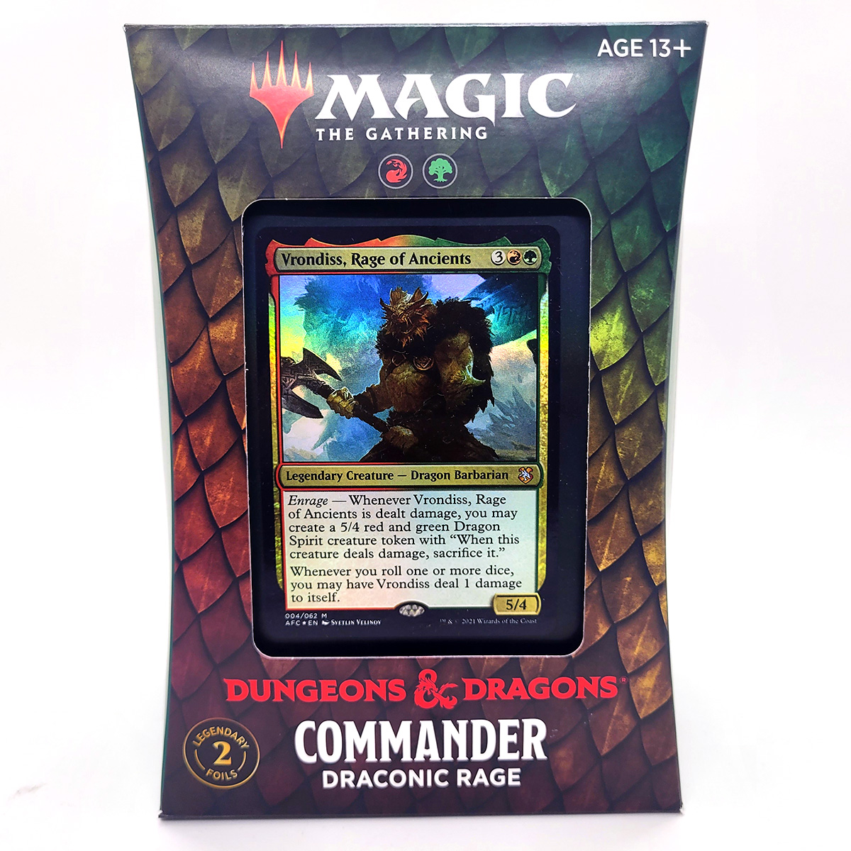 Magic The Gathering Commander Draconic Rage D&D - Madtoyz