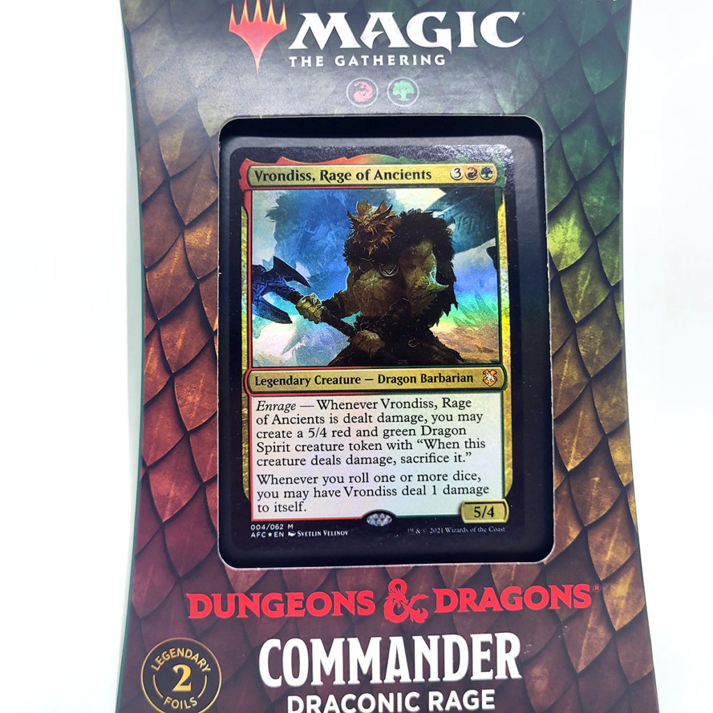 Magic The Gathering Commander Draconic Rage D&D - Madtoyz