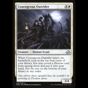 MTG Courageous Outrider Eldritch Moon