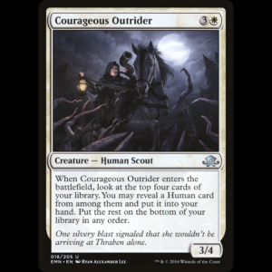 MTG Courageous Outrider Eldritch Moon emn#18