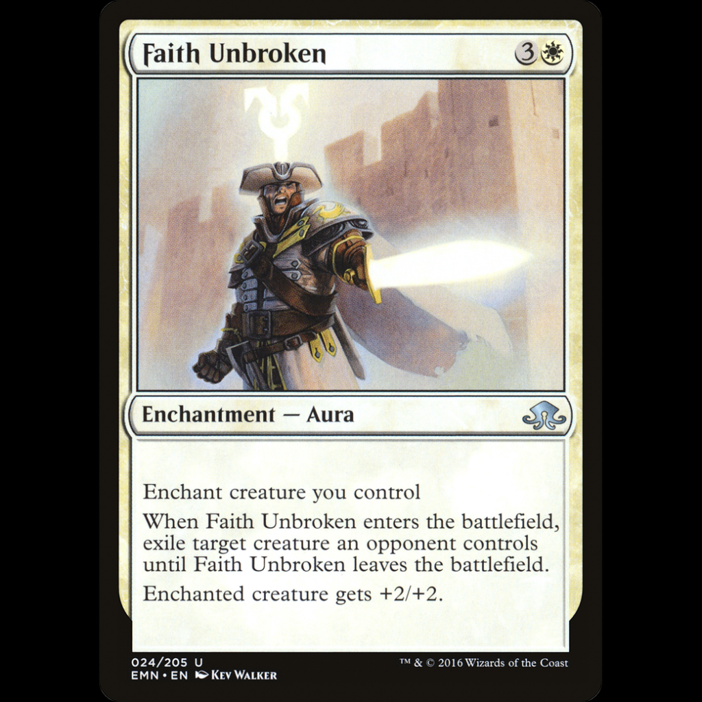 Carta Magic: The Gathering - Faith Unbroken (024/205) - Eldritch Moon, Coleccionable