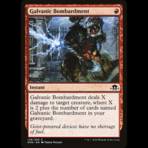 MTG Galvanic Bombardment Eldritch Moon emn#129