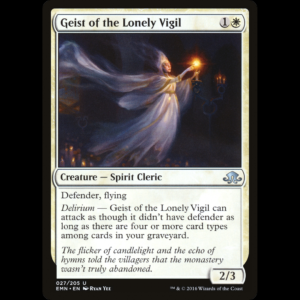 MTG Geist de la vigilia solitaria (Geist of the Lonely Vigil) Eldritch Moon