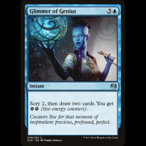 MTG Glimmer of Genius Kaladesh kld#49