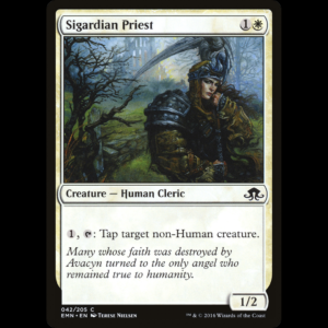 MTG Sigardian Priest Eldritch Moon emn#42