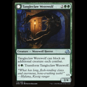 MTG Tangleclaw Werewolf // Fibrous Entangler Eldritch Moon