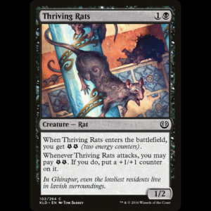 MTG Ratas impetuosas (Thriving Rats) Kaladesh kld#102