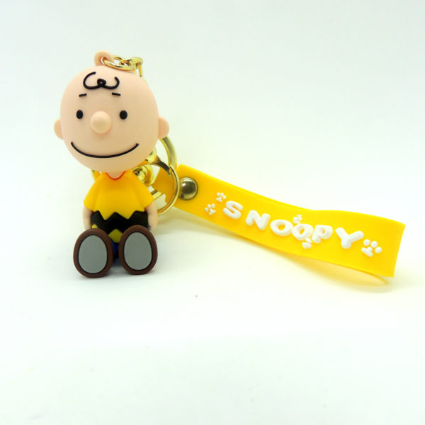 Snoopy Charly Brown Keyring Llavero 6cm Bootleg Chibi - Madtoyz