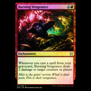 MTG Burning Vengeance Eternal Masters - FOIL