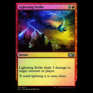 MTG Descarga de rayos (Lightning Strike) Magic 2015 - FOIL