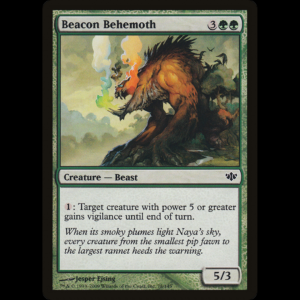MTG Behemot humeante (Beacon Behemoth) Conflux - PL