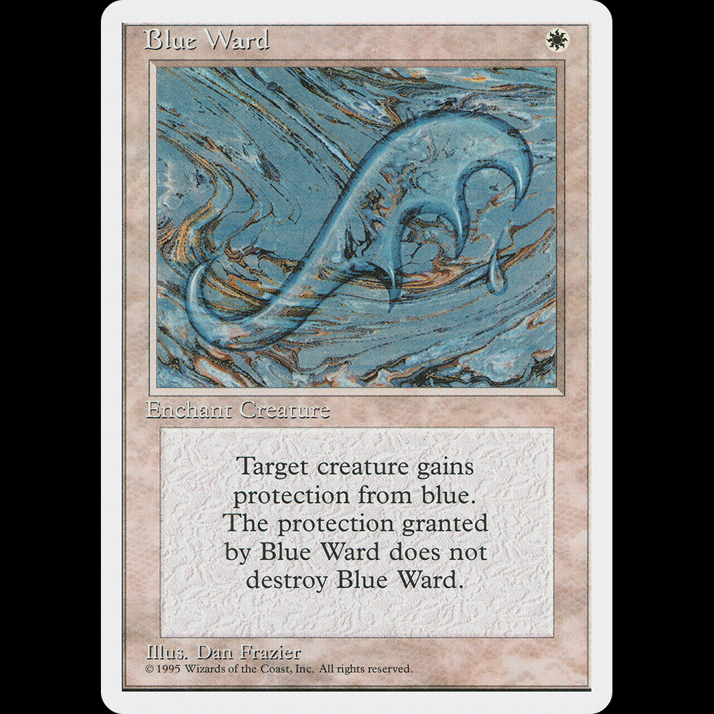 MTG Guarda de azul (Blue Ward) Fourth Edition - Madtoyz