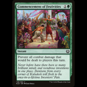 MTG Comienzo de las celebraciones (Commencement of Festivities) Kaladesh kld#148