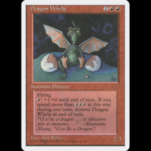 MTG Cría de dragón (Dragon Whelp) Fourth Edition