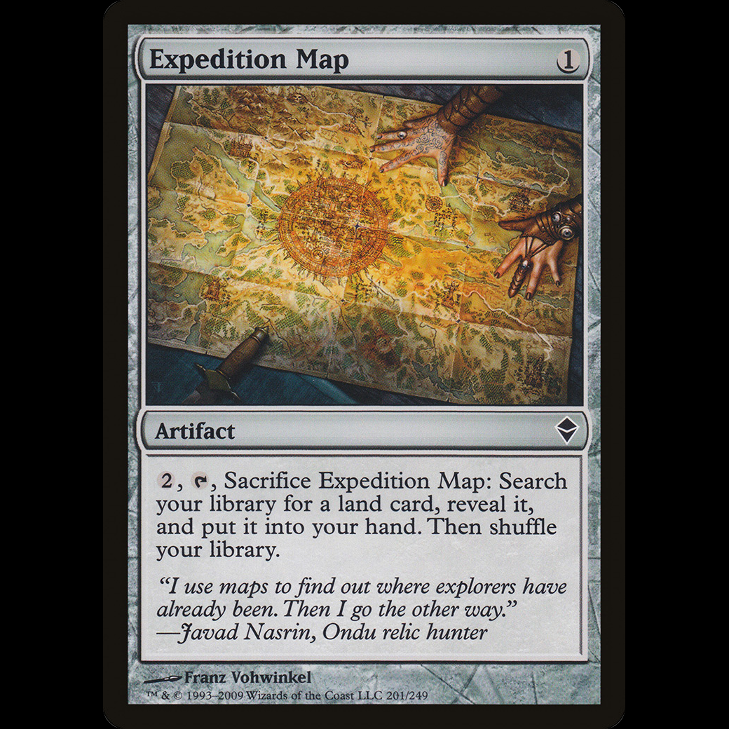 MTG Mapa de la expedición Expedition Map Zendikar Madtoyz